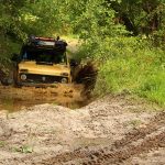Lada Niva im Offroadpark Karenz