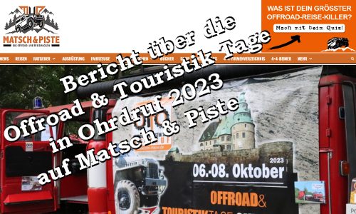 Bericht Offroad und Touristik Tage Ohrdruf 2023
