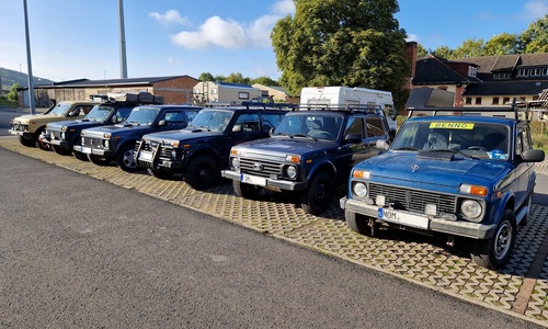 Ausfahrt der Lada Niva IG Herbst 2023