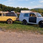 Lada Niva IG im Juli 2023 im Freizeitpark Mammut in Stadtoldendorf